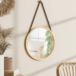 Spiegel Mirno Bambus 38 x 1.5 cm mit verstellbarem Gurt Vicco