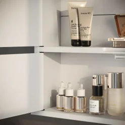 Spiegelschrank Bianco Weiß 56 x 58 cm Vicco