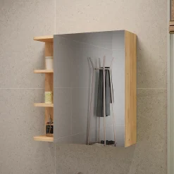 Spiegelschrank Fynn Goldkraft Eiche 62 x 64 cm Vicco