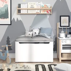 Spielzeugtruhe Arno Weiß 85 x 63.7 cm mit Deckel Vicco