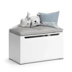 Spielzeugtruhe Arno Weiß 85 x 63.7 cm mit Deckel Vicco