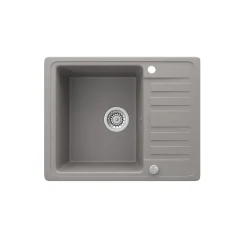 Spülbecken Beton 57.5 x 46 cm mit Trockenplatz Bergström