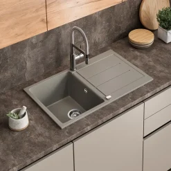 Spülbecken Kapstadt Beton 78 x 50 cm Bergström