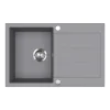 Spülbecken Kapstadt Grau 78 x 50 cm Bergström