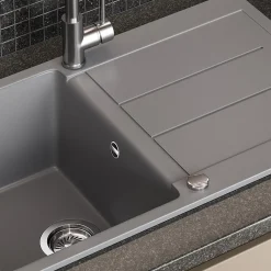 Spülbecken Kapstadt Grau 78 x 50 cm Bergström