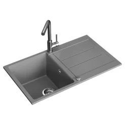 Spülbecken Kapstadt Grau 78 x 50 cm Bergström