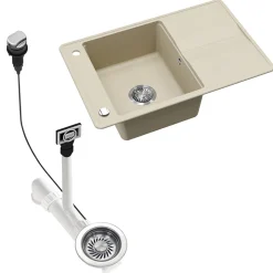 Spülbecken Kyoto Beige 78 x 50 cm Bergström