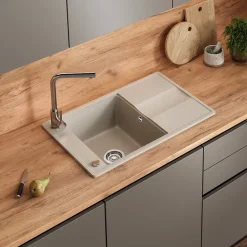 Spülbecken Kyoto Beige 78 x 50 cm Bergström