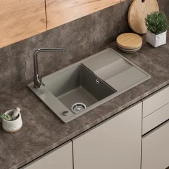 Spülbecken Kyoto Beton 78 x 50 cm Bergström