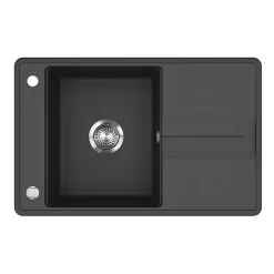 Spülbecken Kyoto Schwarz 78 x 50 cm Bergström