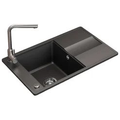Spülbecken Kyoto Schwarz 78 x 50 cm Bergström