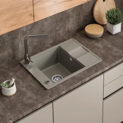 Spülbecken Osaka Beton 67 x 50 cm Bergström