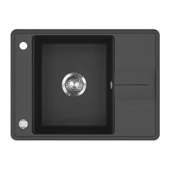 Spülbecken Osaka Schwarz 67 x 50 cm Bergström