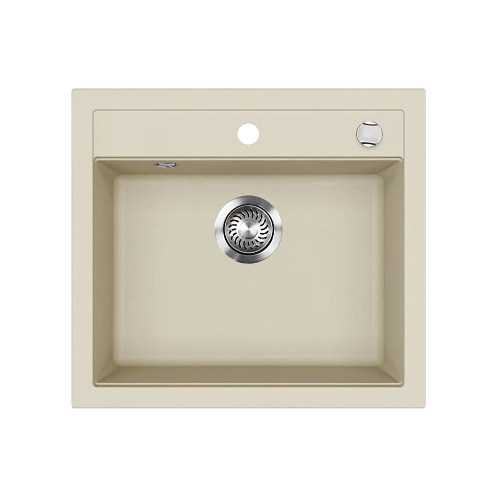 Spülbecken Paris Beige 57 x 51 cm Bergström