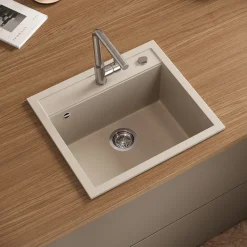 Spülbecken Paris Beige 57 x 51 cm Bergström