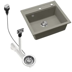 Spülbecken Paris Beton 57 x 51 cm Bergström