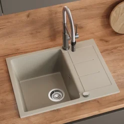 Spülbecken Rom Beige 62 x 50 cm Bergström