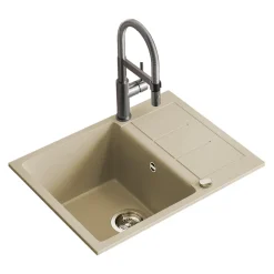 Spülbecken Rom Beige 62 x 50 cm Bergström