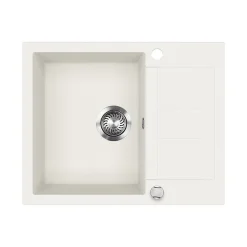 Spülbecken Rom Weiß 62 x 50 cm Bergström