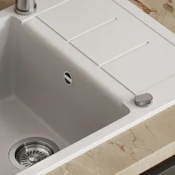 Spülbecken Rom Weiß 62 x 50 cm Bergström