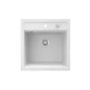 Spülbecken Tesa Weiß 49 x 51 cm Bergström