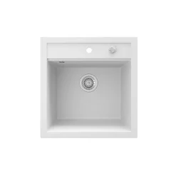 Spülbecken Tesa Weiß 49 x 51 cm Bergström
