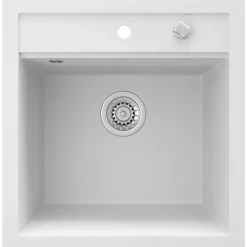 Spülbecken Tesa Weiß 49 x 51 cm Bergström