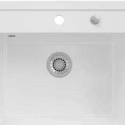 Spülbecken Valencia Weiß 56.5 x 51 cm Bergström