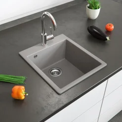 Spülbecken Venice Beton 42.5 x 50 cm Bergström