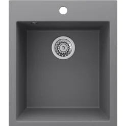 Spülbecken Venice Grau 42.5 x 50 cm Bergström