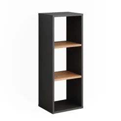 Standregal Orlando Anthrazit/Goldkraft Eiche 30 x 80.1 cm Vicco