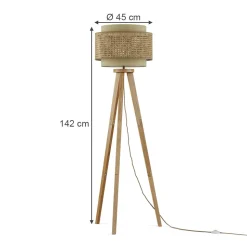 Stehlampe Morten Creme 45 x 142 cm Vicco