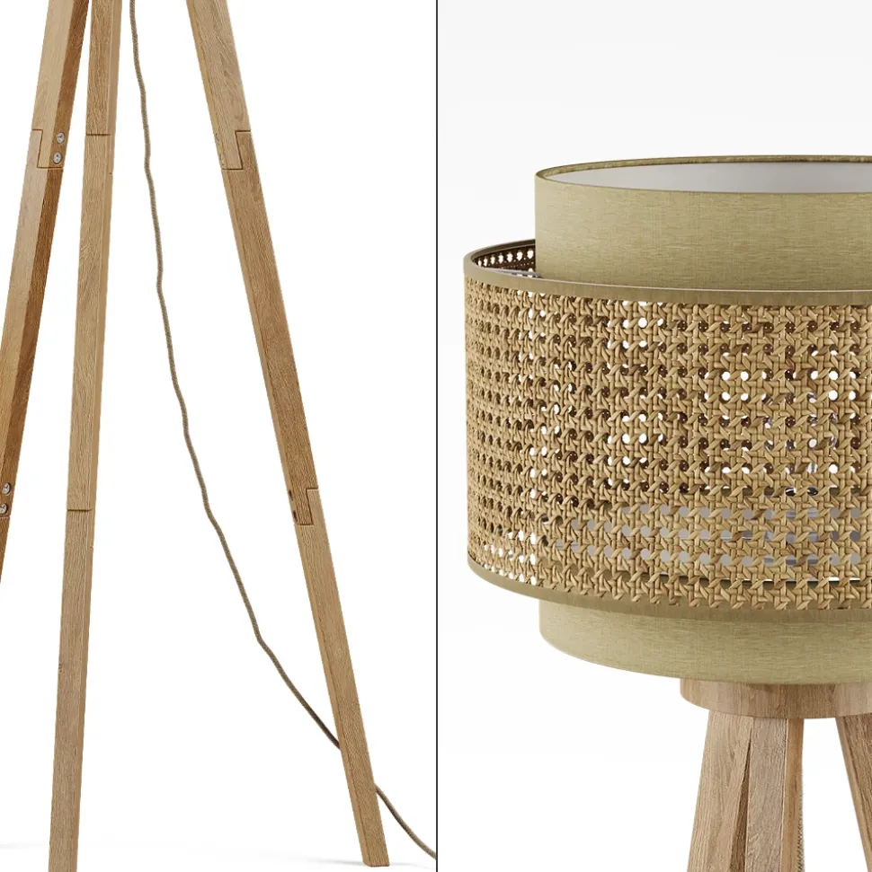 Stehlampe Morten Creme 45 x 142 cm Vicco