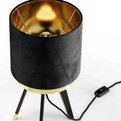 Tischlampe Goldamo Schwarz 23 x 46 cm Vicco