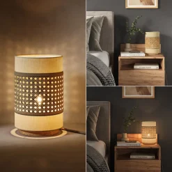 Tischlampe Morten Creme 17.5 x 26.5 cm Vicco