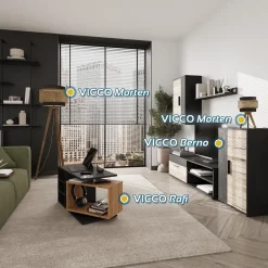 Tischlampe Morten Creme 26 x 45 cm mit Standfuß Vicco