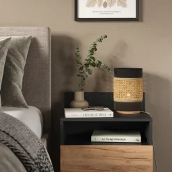 Tischlampe Morten Schwarz 17.5 x 26.5 cm Vicco