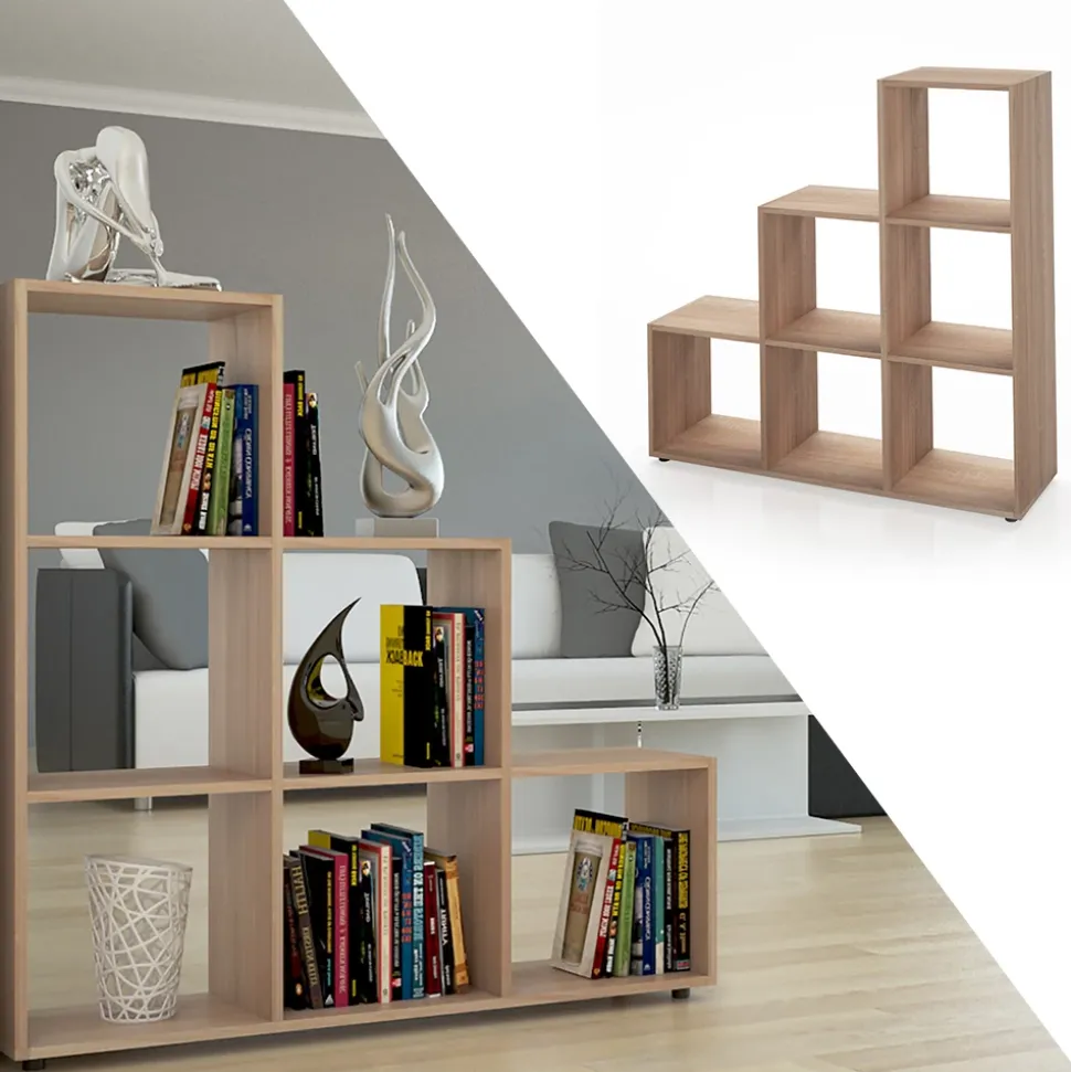 Treppenregal Sonoma 105 x 107.5 cm Vicco