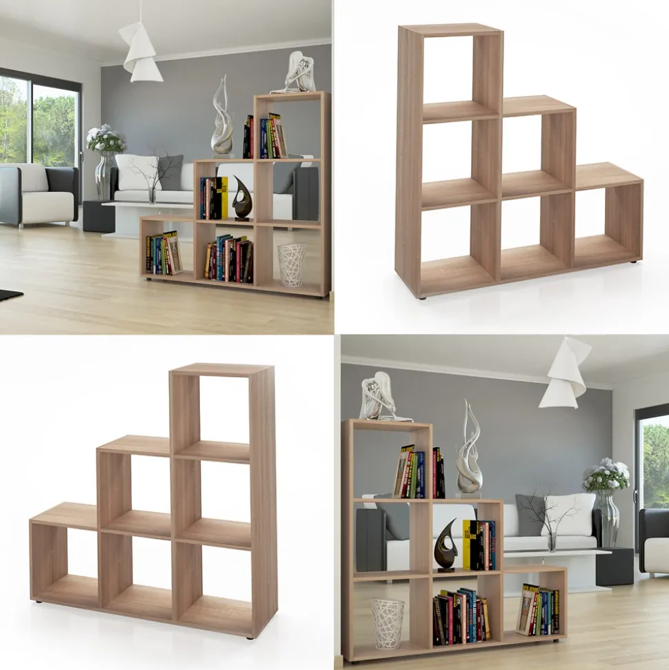 Treppenregal Sonoma 105 x 107.5 cm Vicco