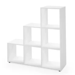 Treppenregal Weiß 107.2 x 107.8 cm Vicco