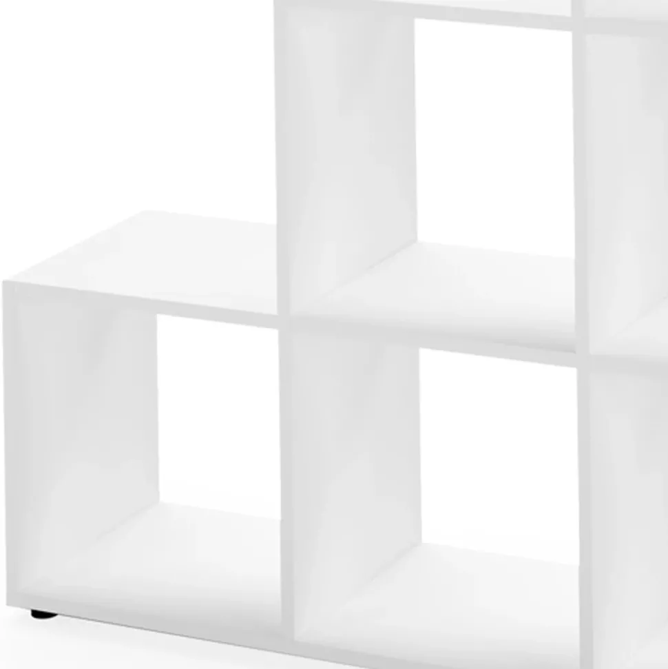 Treppenregal Weiß 107.2 x 107.8 cm Vicco