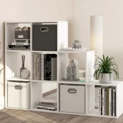 Treppenregal Weiß 142.4 x 107.8 cm Vicco