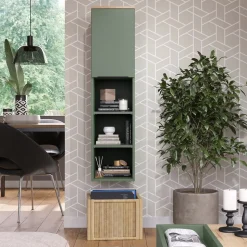 Universalschrank Wido Grün 30.2 x 120 cm mit einer Tür Vicco