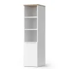 Universalschrank Wido Weiß/Sonoma 30.2 x 120 cm mit einer Tür Vicco