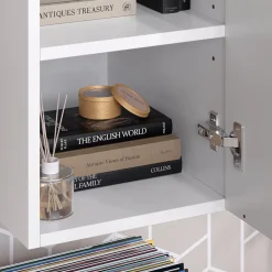 Universalschrank Wido Weiß/Sonoma 30.2 x 120 cm mit einer Tür Vicco