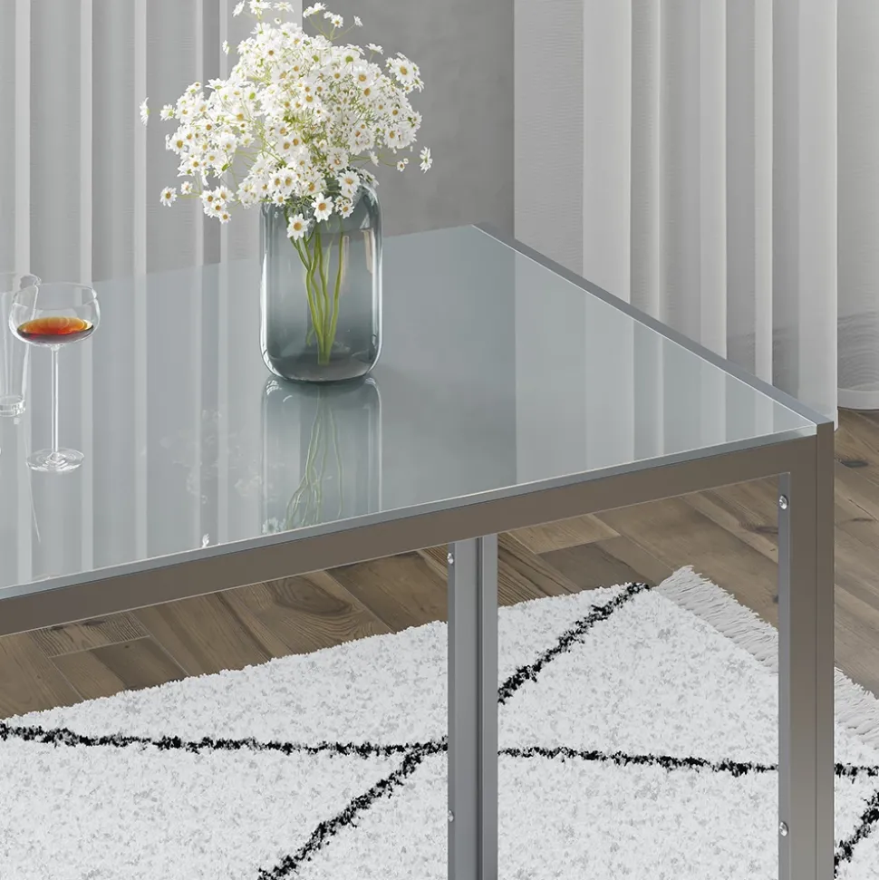 Vicco Esstisch "Grand", Grau, 120 x 75 cm