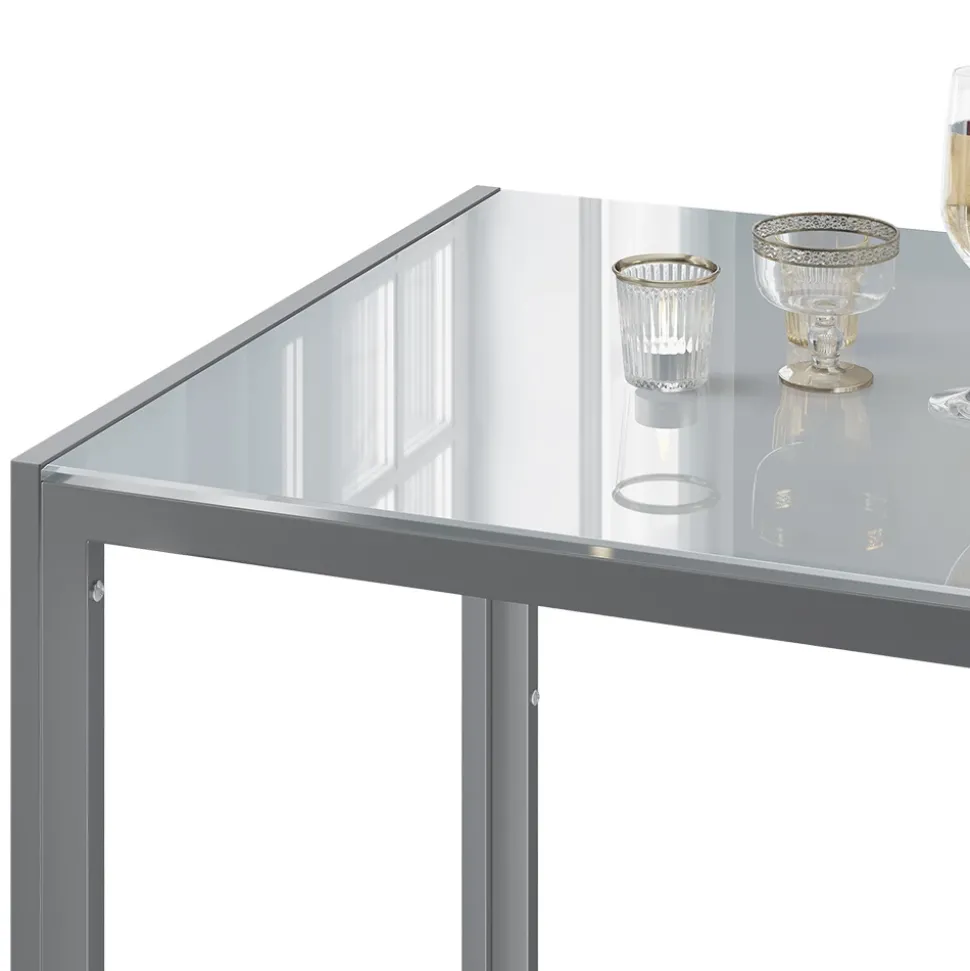 Vicco Esstisch "Grand", Grau, 120 x 75 cm