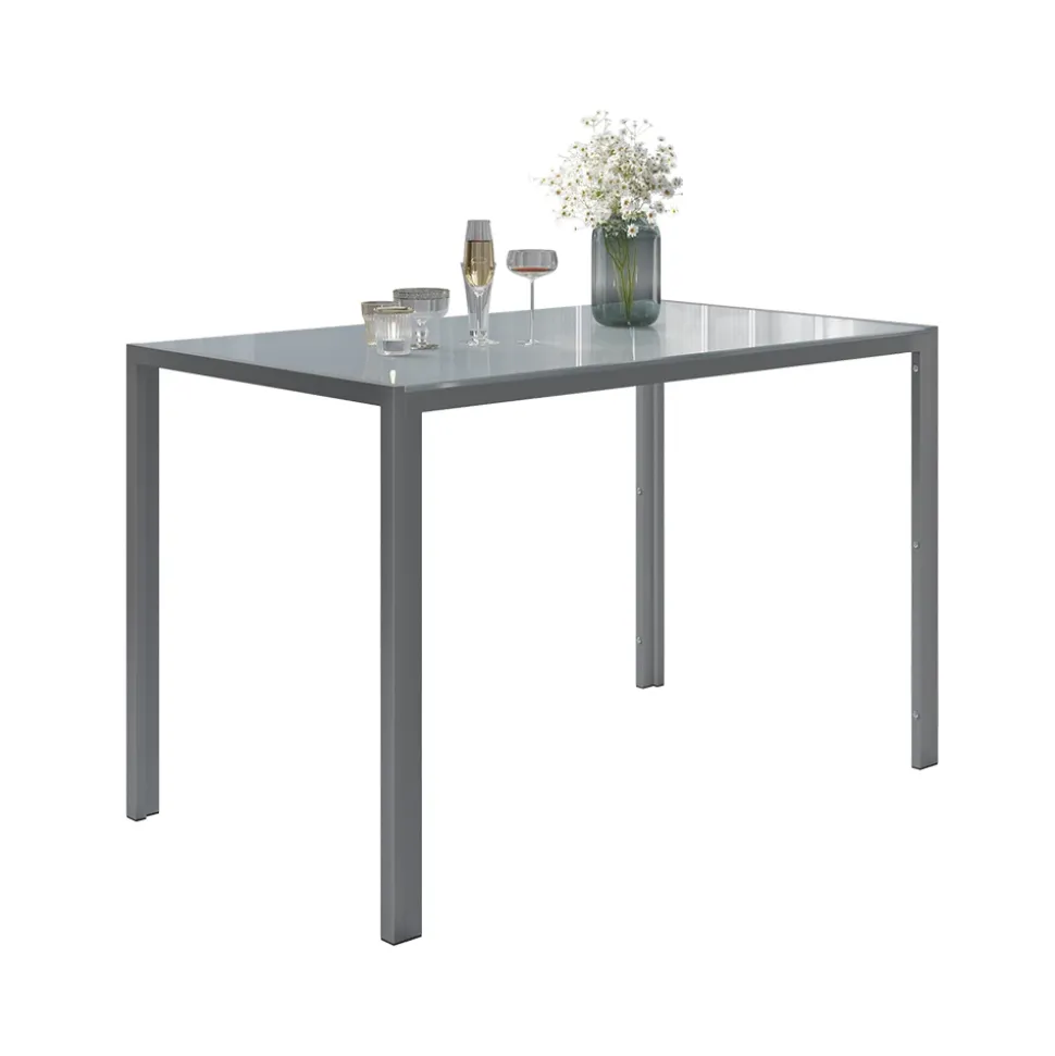 Vicco Esstisch "Grand", Grau, 120 x 75 cm