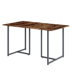 Vicco Esstisch "Merido", Eiche rustikal/Grau, 140 x 80 cm