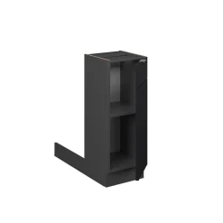 Vicco Kücheninsel "Fame-Line", Schwarz gestreift, 30 cm ohne Arbeitsplatte